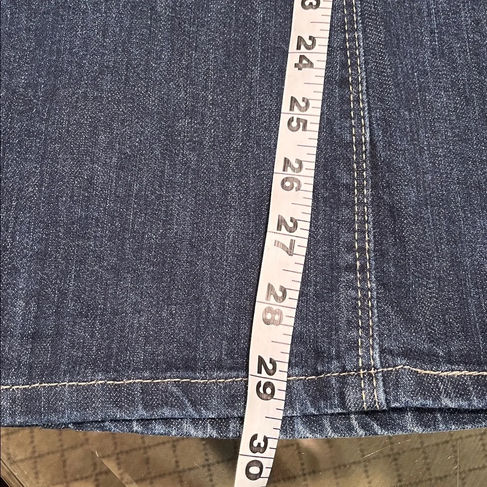 Levi's 526 Slender Boot Cut Jeans 29x30 Dark Wash Y2K Western Flap Pocket - Picture 9 of 9